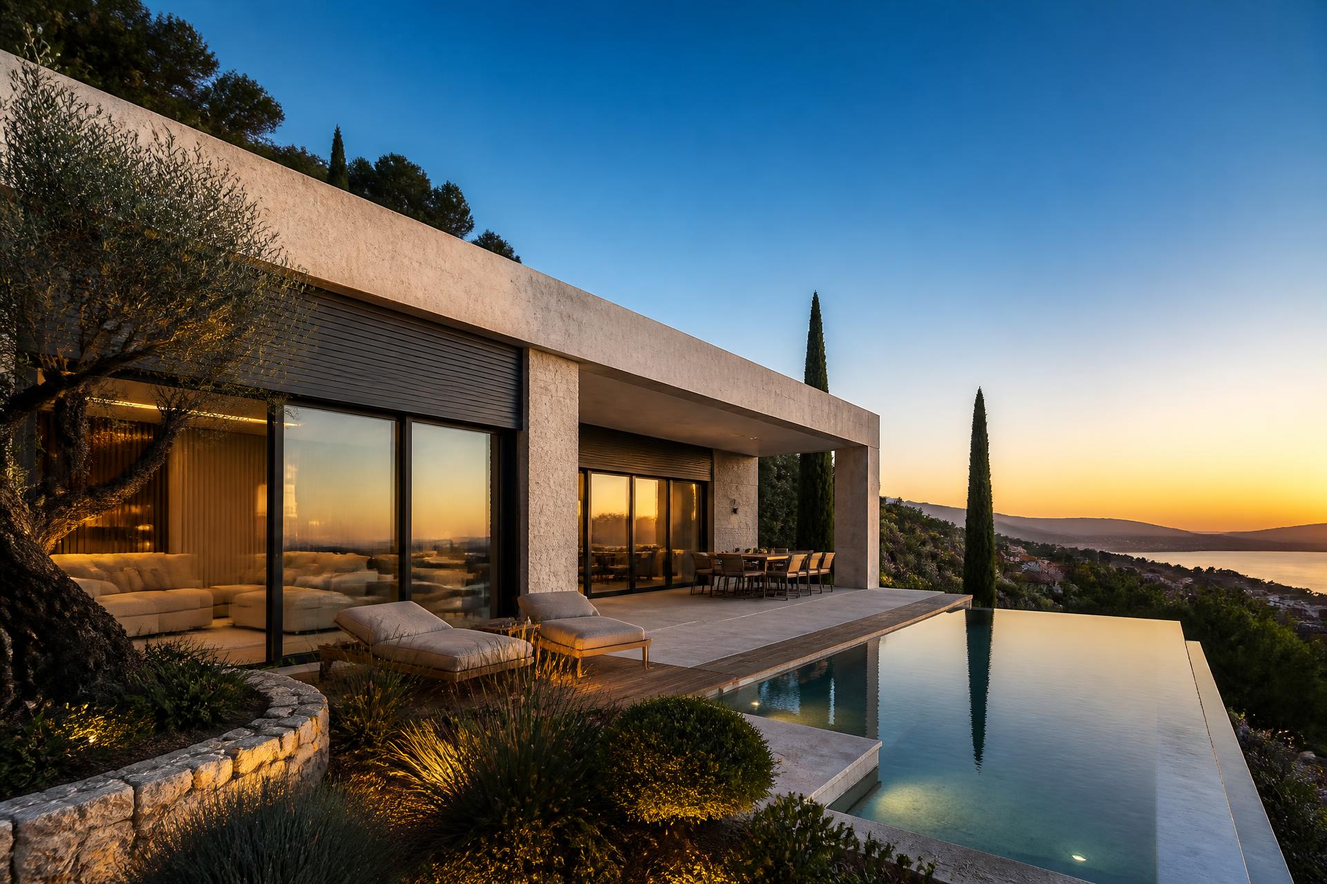 Façade provençale à Grasse avec fenêtres et volets sur mesure